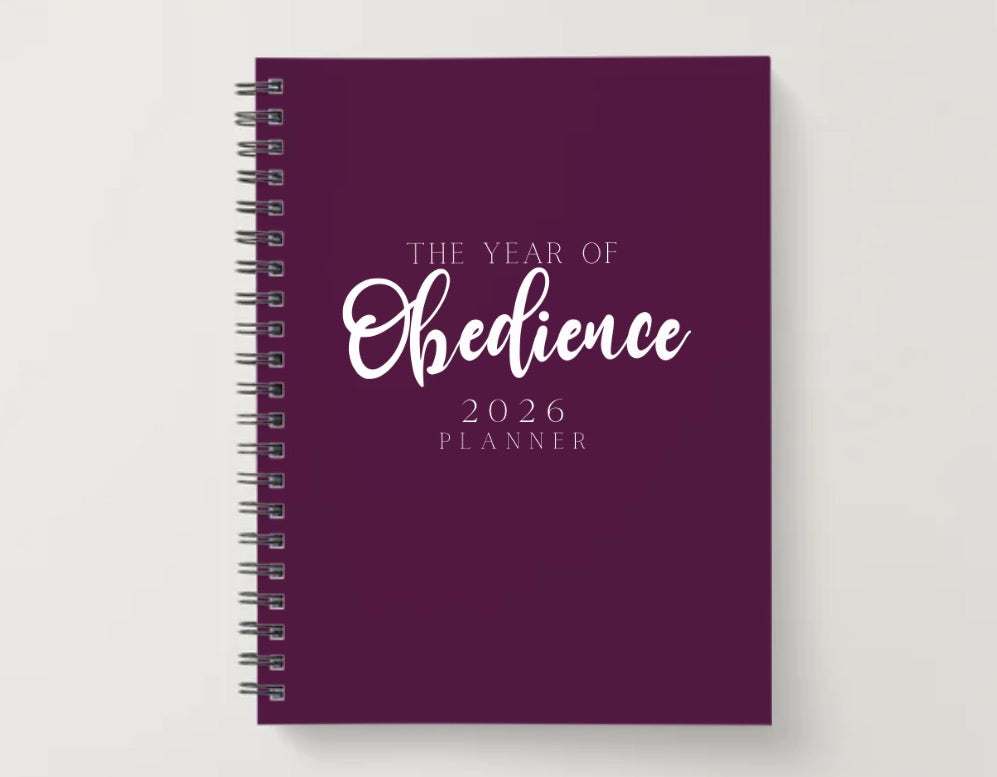 2026 Obedience Planner