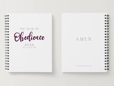2026 Obedience Planner
